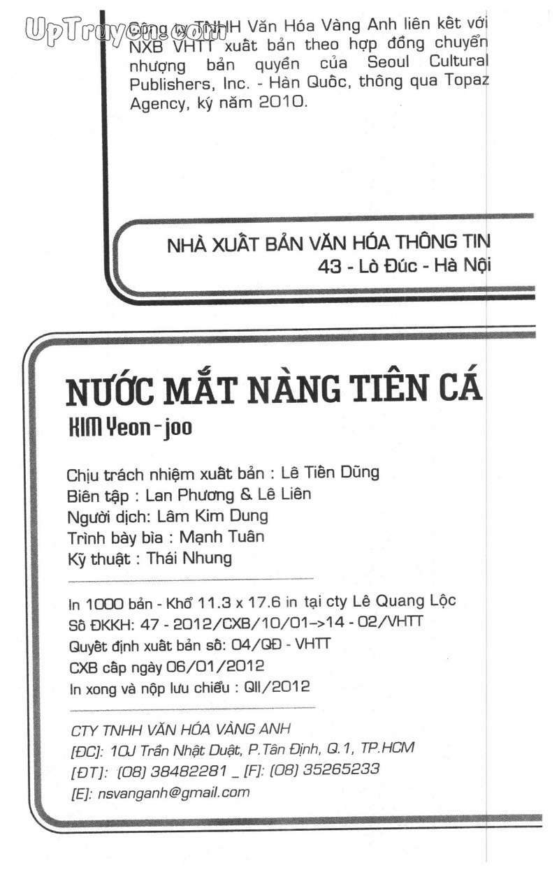 Nước Mắt Nàng Tiên Cá: Chapter 11