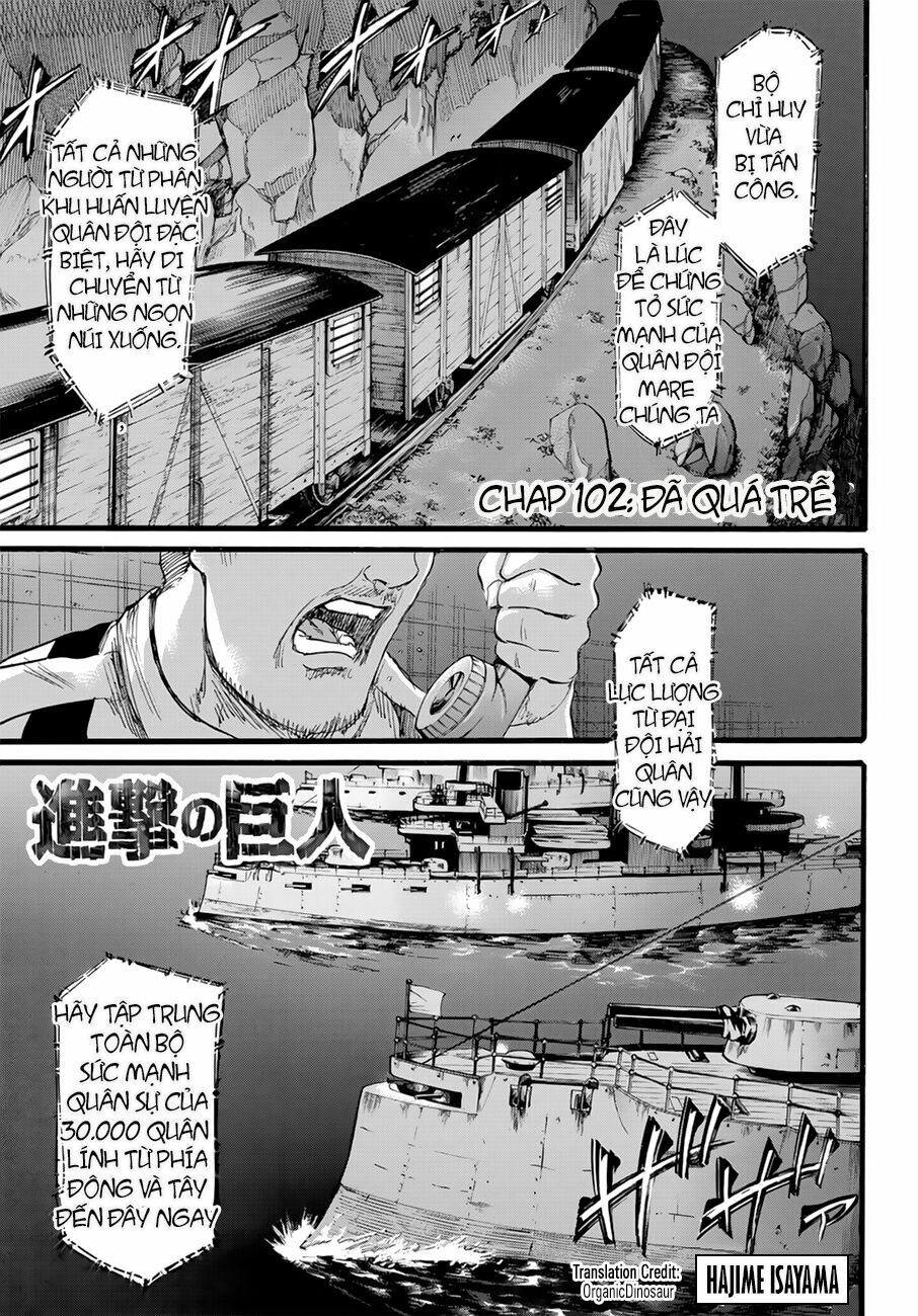 Đại Chiến Người Khổng Lồ: Chapter 102