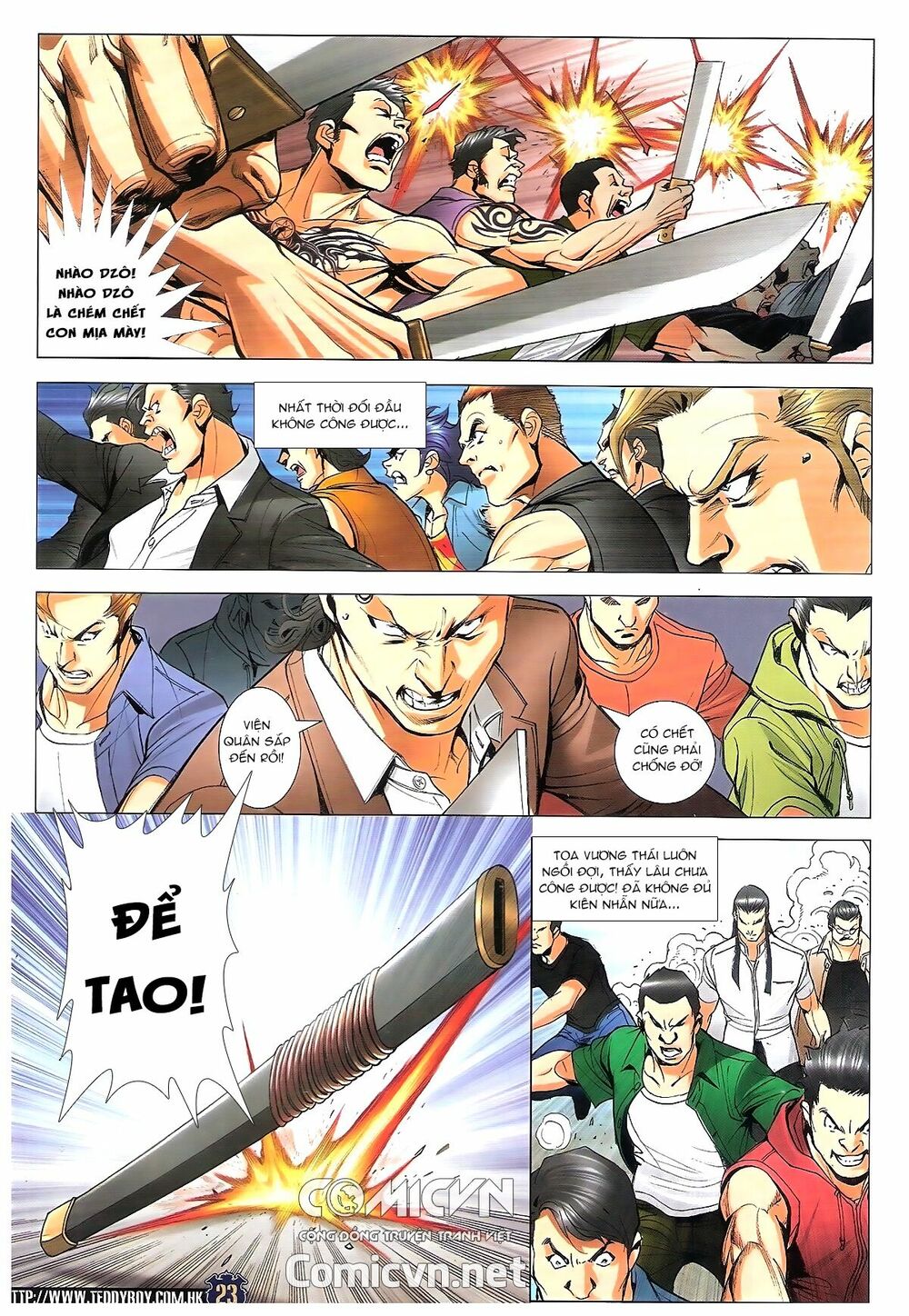 Người Trong Giang Hồ: Chapter 1816: Ngũ Hổ chiến Tam Liên