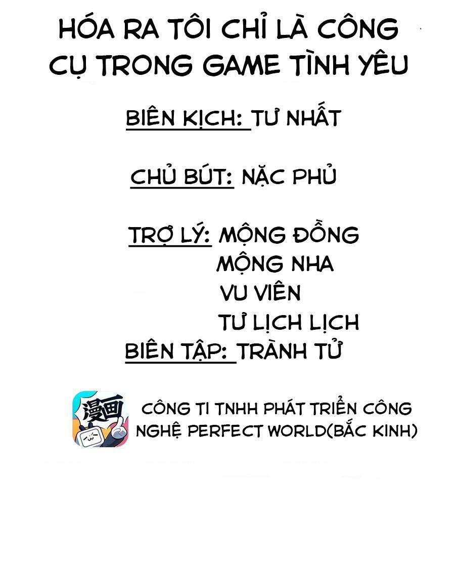 Hóa Ra Tôi Là Công Cụ Trong Game Tình Yêu: Chapter 10