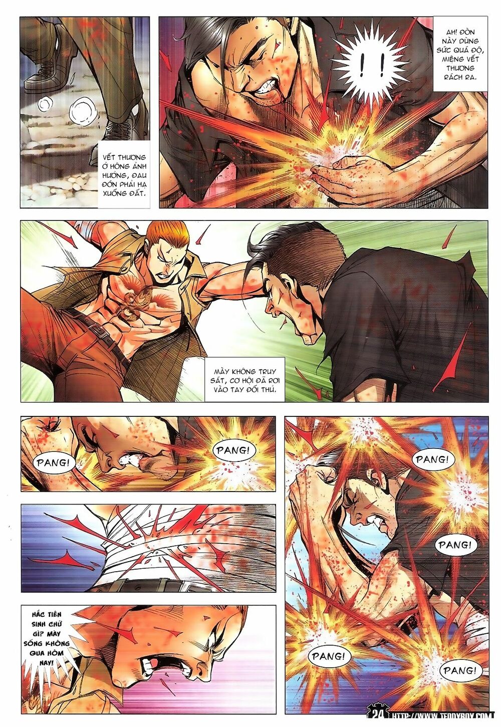 Người Trong Giang Hồ: Chapter 1843: Hắc Tiên Sinh vs Kim Tiên Sinh