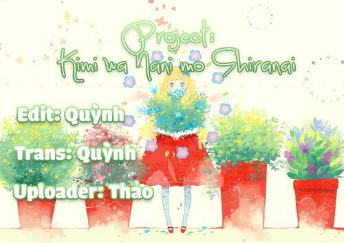 Kimi Wa Nani Mo Shiranai: Chapter 1