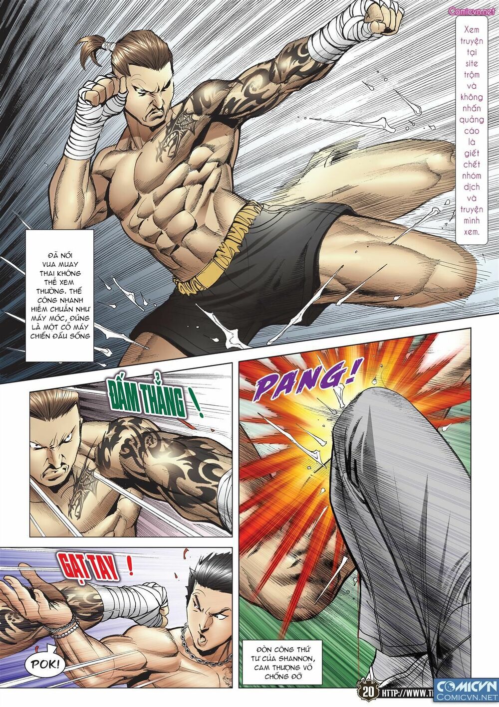 Người Trong Giang Hồ: Chapter 2143: Ác chiến vua Muay Thai