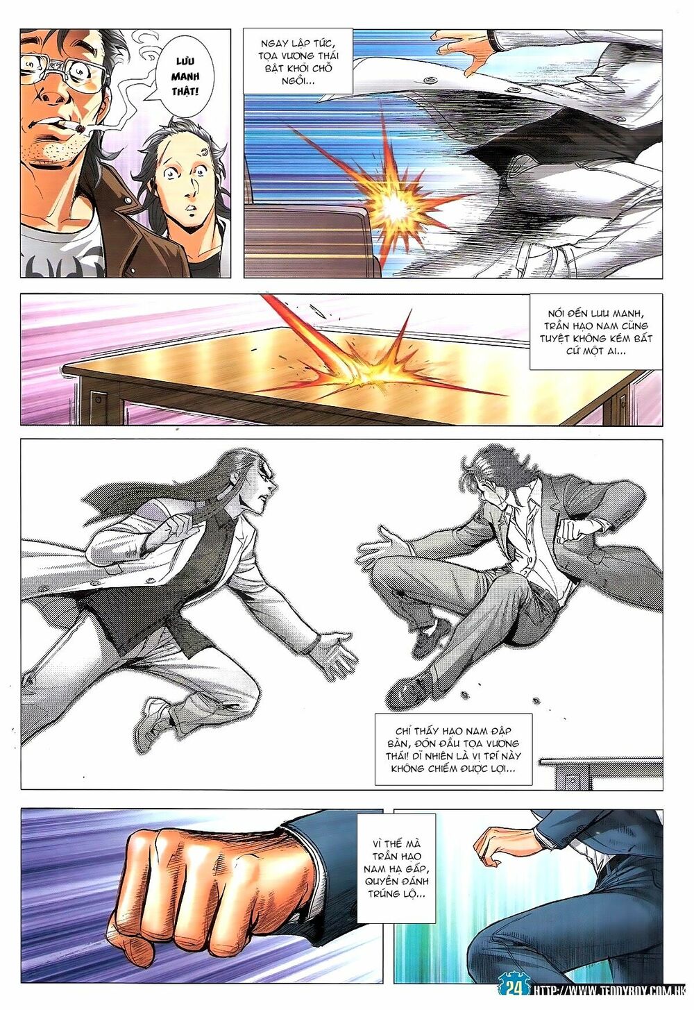 Người Trong Giang Hồ: Chapter 1808: Trần Hạo Nam vs Tọa Sơn Hổ