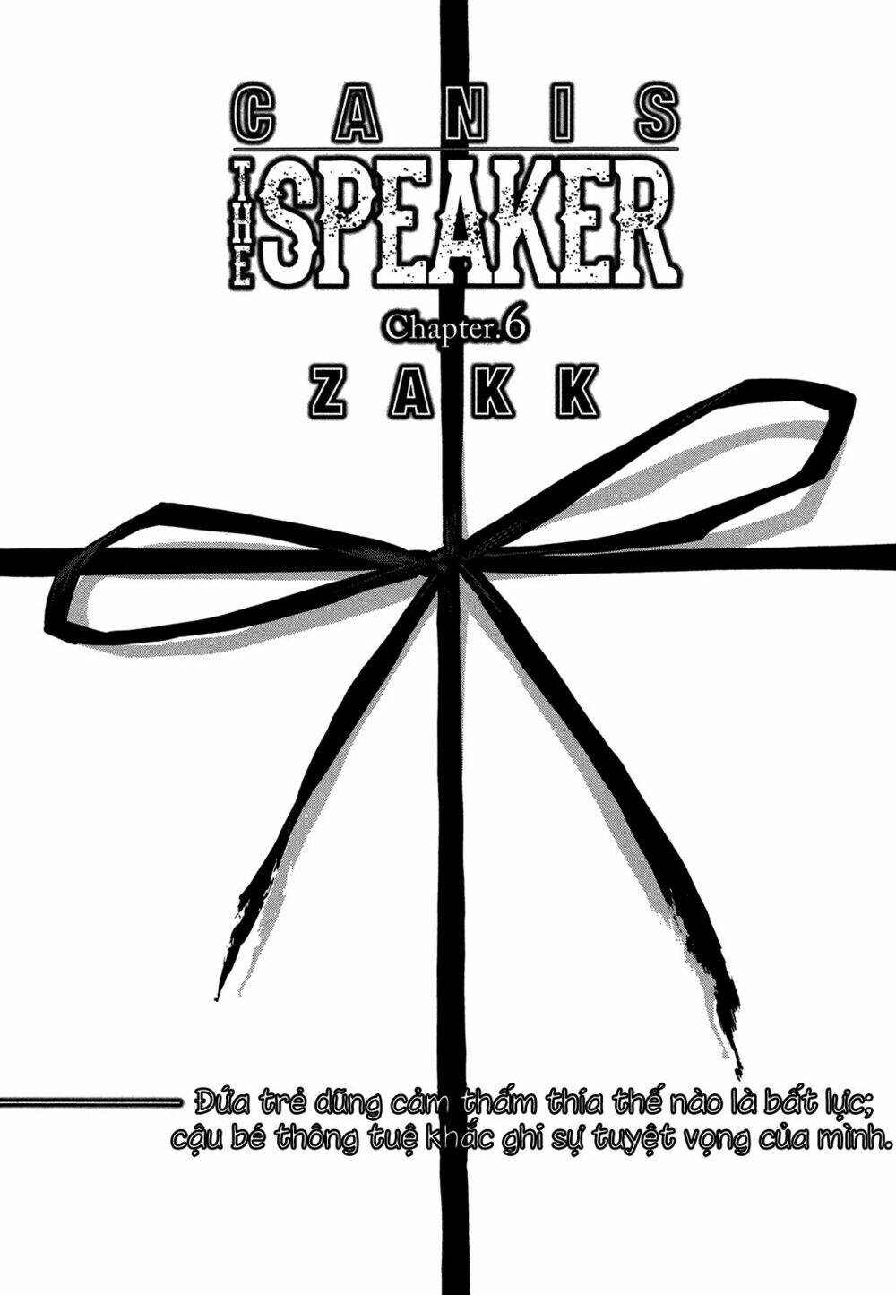 Canis – The Speaker: Chapter 6