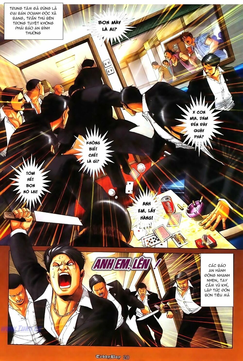 Người Trong Giang Hồ: Chapter 1107: Đánh lồng sắt