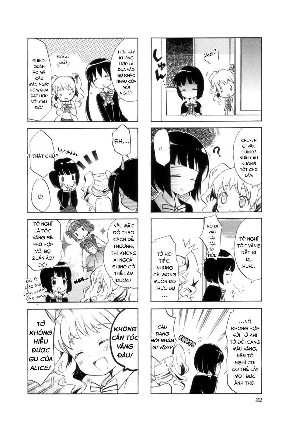 Kiniro Mosaic: Chapter 1