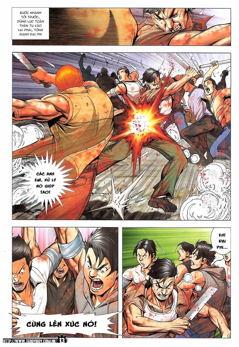 Người Trong Giang Hồ: Chapter 1843: Hắc Tiên Sinh vs Kim Tiên Sinh