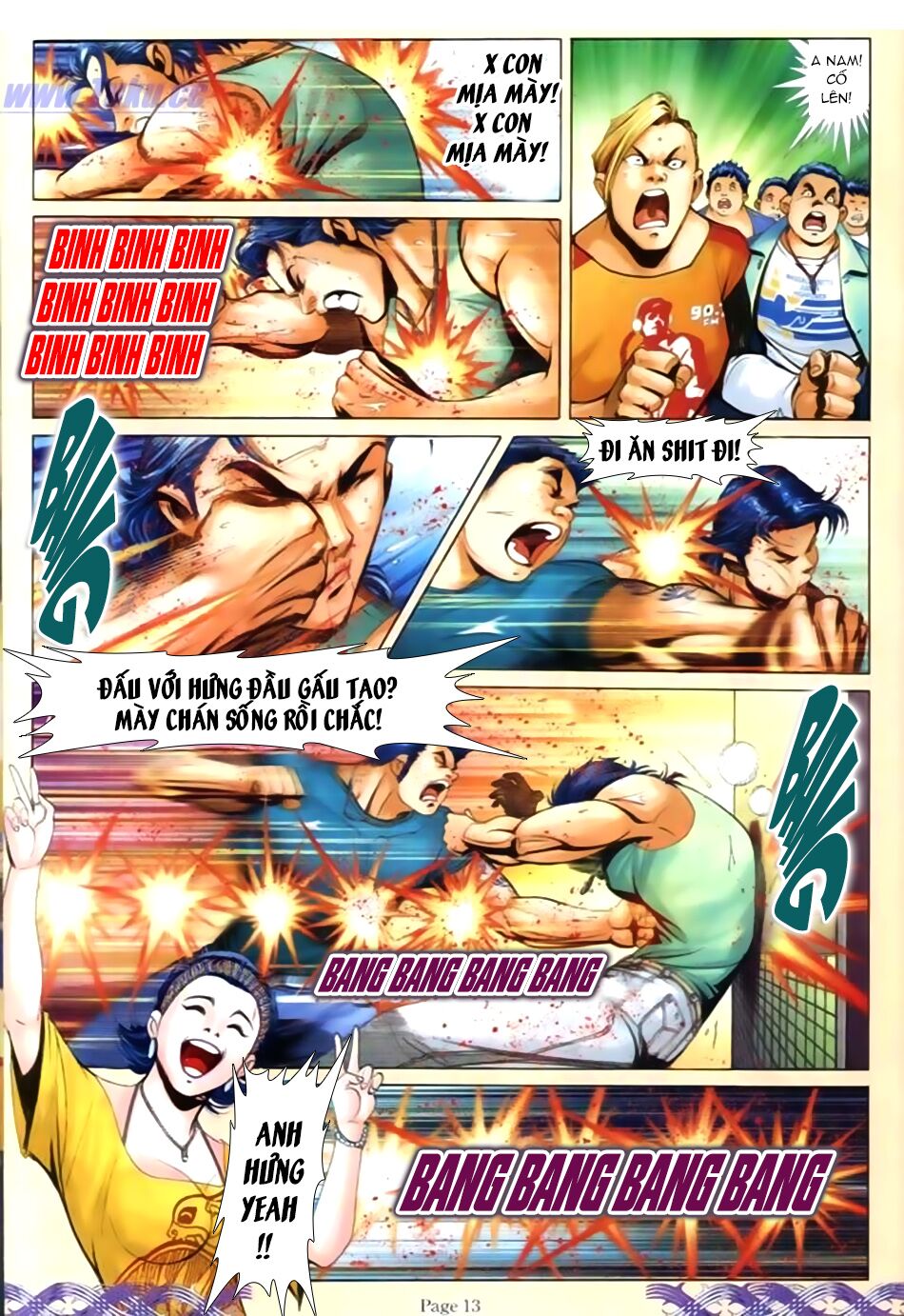 Người Trong Giang Hồ: Chapter 712: Đánh chết Nam Đẹp Trai