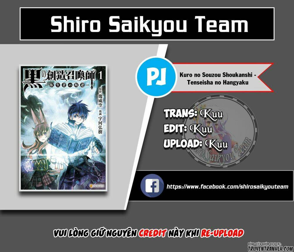 Kuro No Souzou Shoukanshi - Tenseisha No Hangyaku: Chapter 6