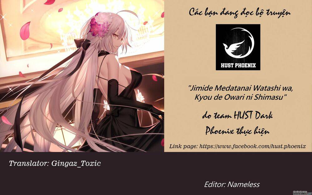 Jimide Medatanai Watashi Wa, Kyou De Owari Ni Shimasu: Chapter 1.2