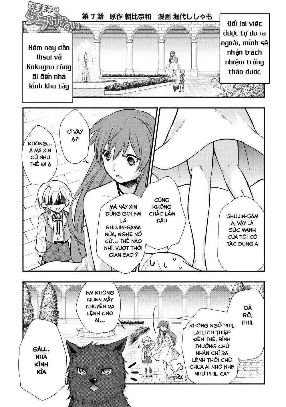 Tensei Ouji Wa Daraketai: Chapter 7