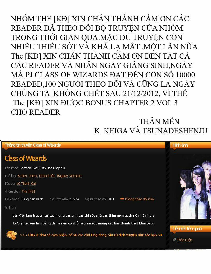 Class Of Wizards: Chapter 3.2