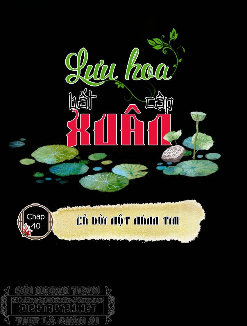 Lưu Hoa Bất Cập Xuân: Chapter 40