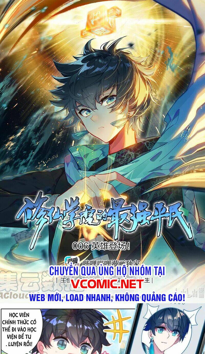 THƯỜNG DÂN MẠNH NHẤT HỌC VIỆN TU TIÊN: Chapter 6