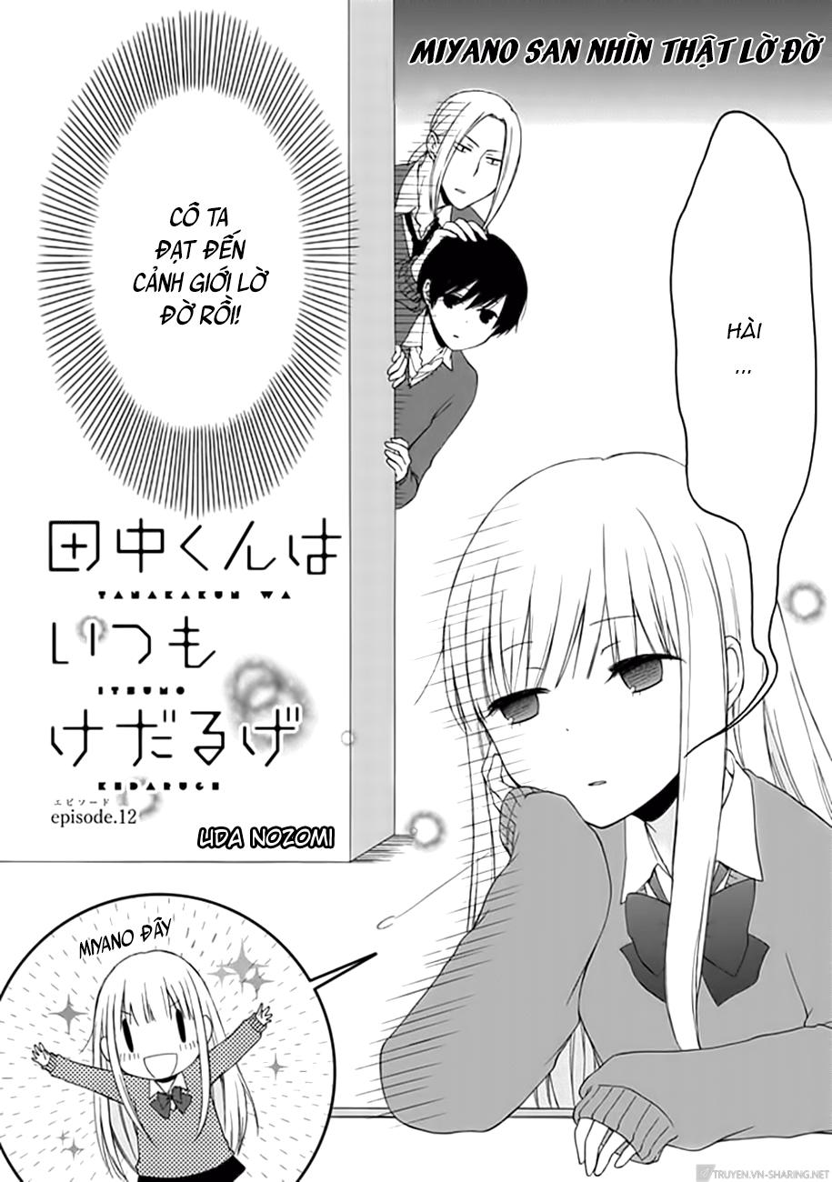 Tanaka-Kun Wa Itsumo Kedaruge: Chapter 12