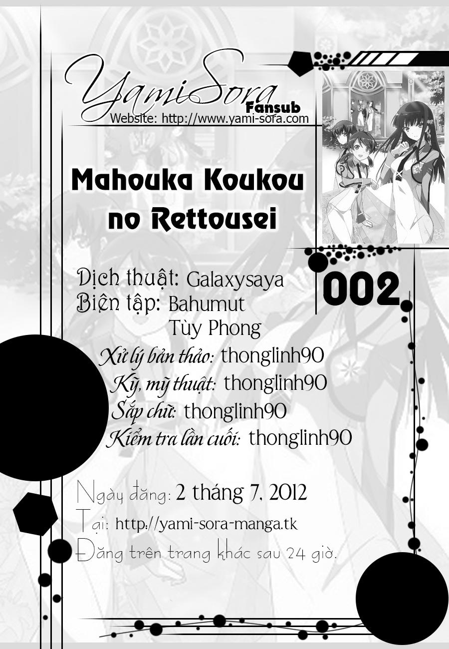 Mahouka Koukou No Rettousei - Nyuugaku Hen: Chapter 2
