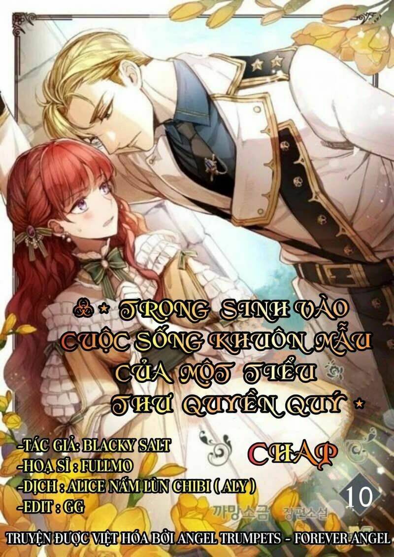 Cuộc Sống Rập Khuôn Của Một Quý Cô Tái Sinh!: Chapter 10