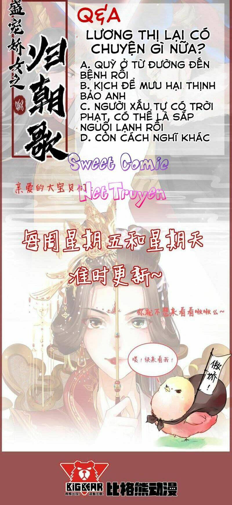 Thịnh Sủng Kiều Nữ Trở Về Triều Ca: Chapter 28