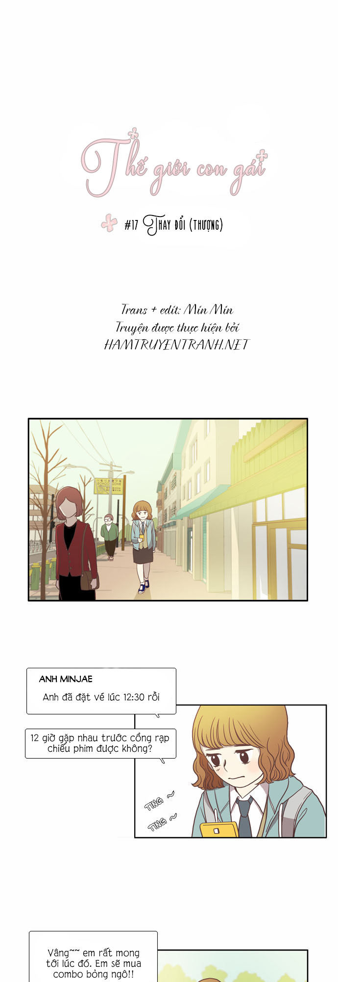 Thế Giới Con Gái: Chapter 17