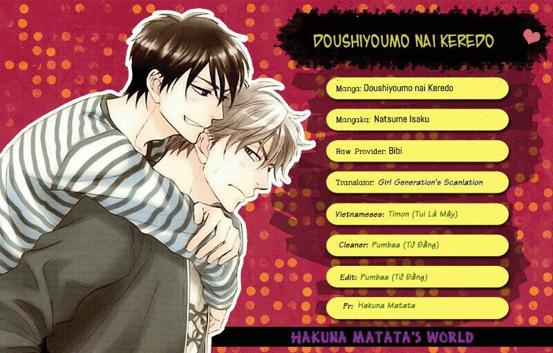 Doushiyoumo Nai Keredo: Chapter 10