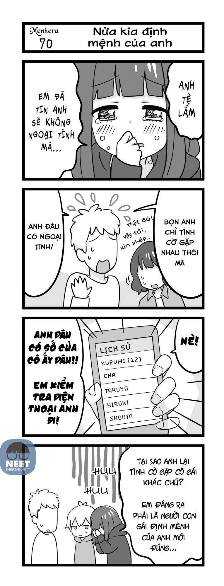 Menhera Shoujo Kurumi-Chan: Chapter 70