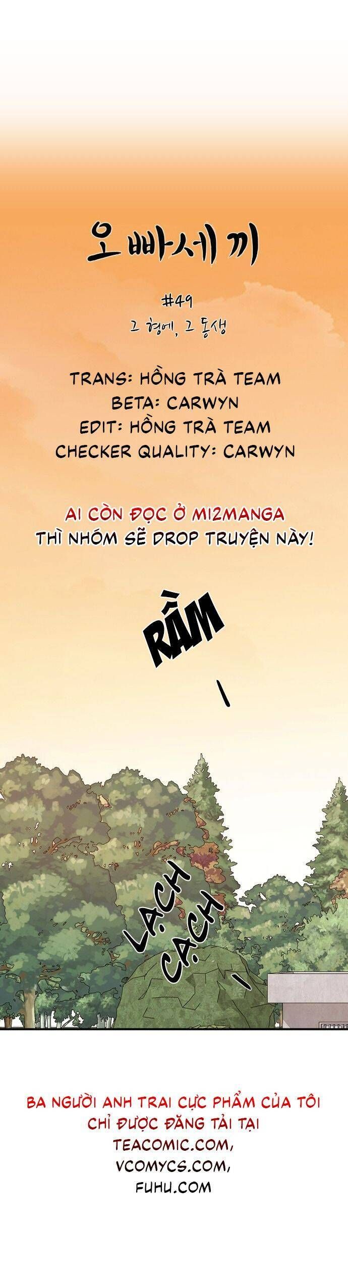 Ba Người Anh Trai Của Tôi Là Bạo Quân: Chapter 49