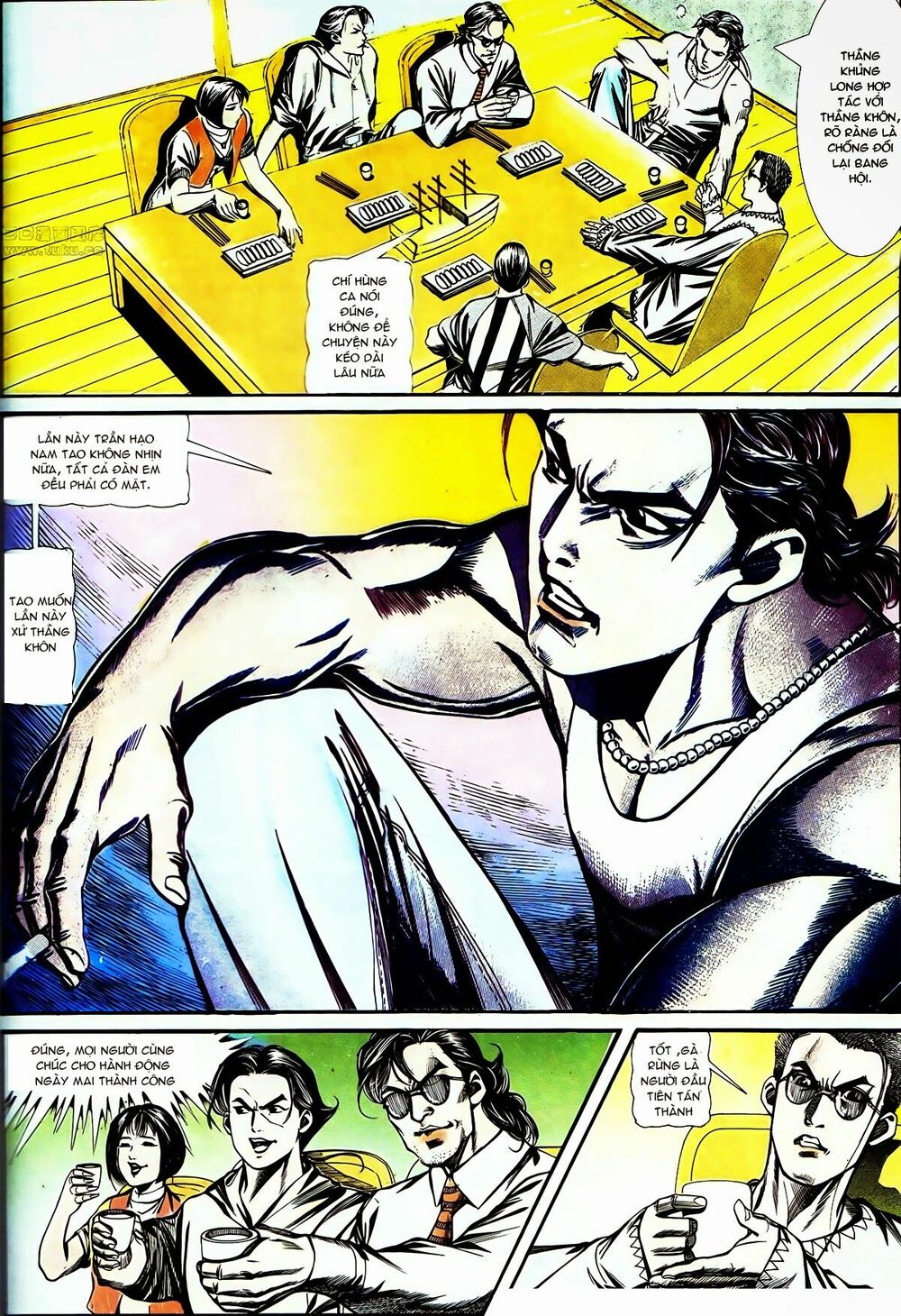 Người Trong Giang Hồ: Chapter 125: Trục xuất Vịnh Đồng La
