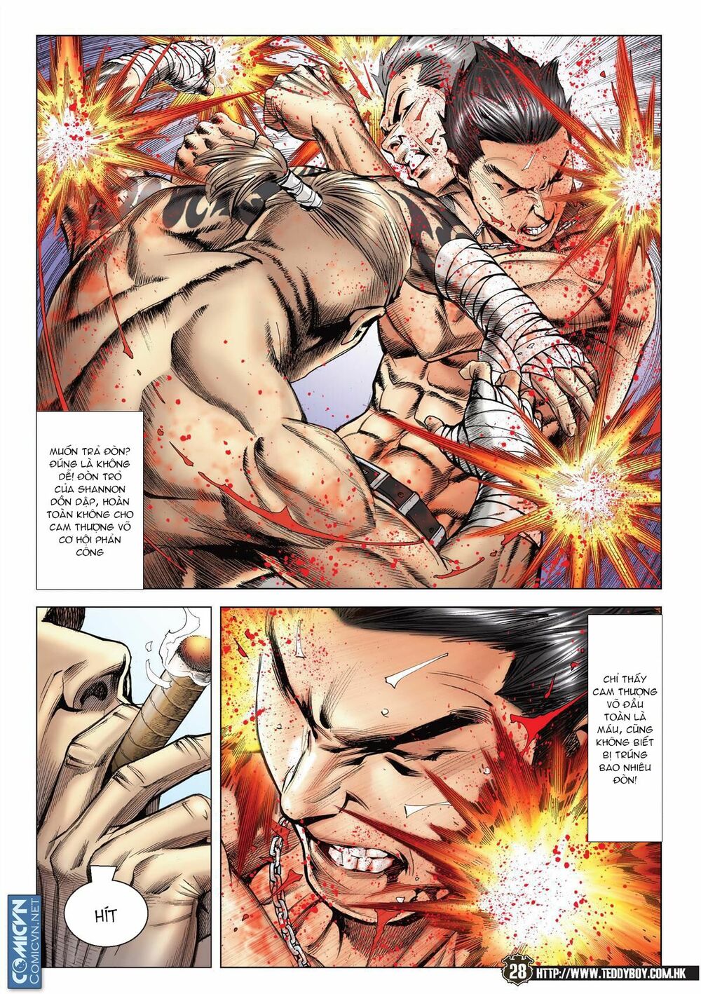 Người Trong Giang Hồ: Chapter 2143: Ác chiến vua Muay Thai
