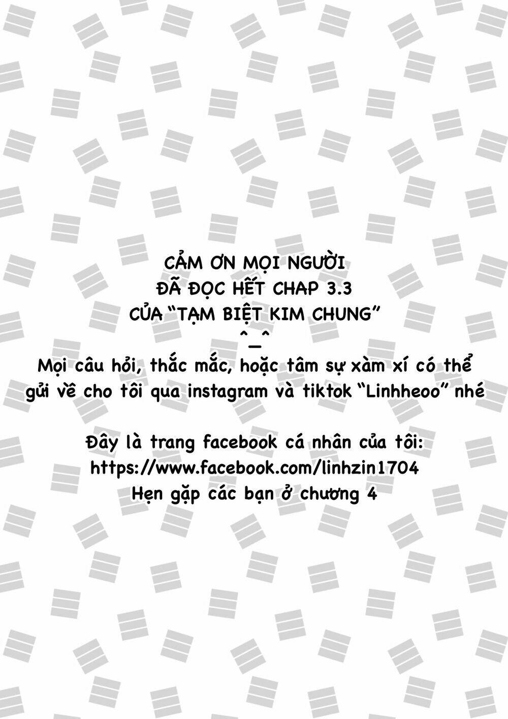 Tạm Biệt Kim Chung: Chapter 3