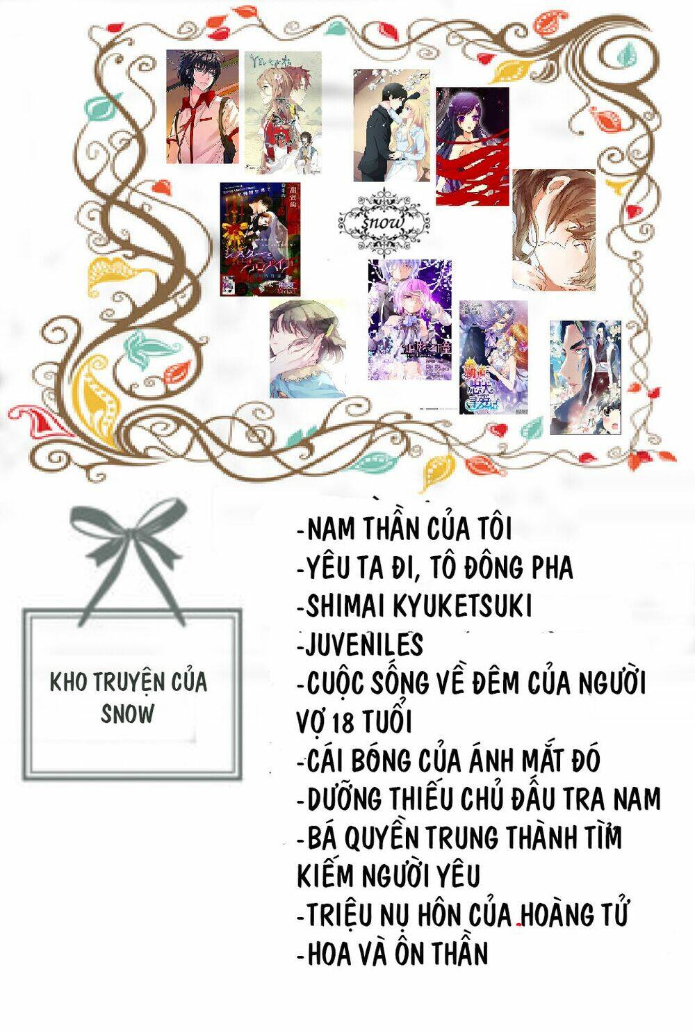 Nam Thần Của Tôi: Chapter 62