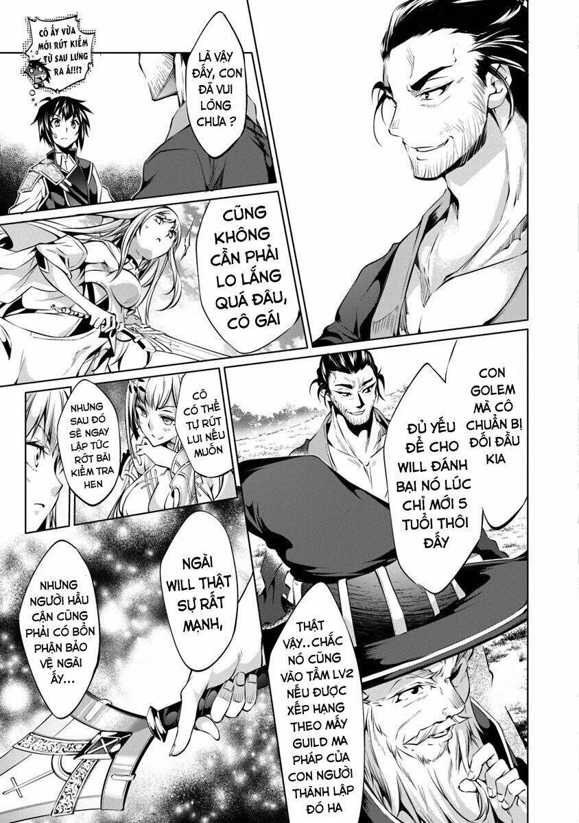 Kamigami Ni Sodaterare Shimo No, Saikyou To Naru: Chapter 5.1