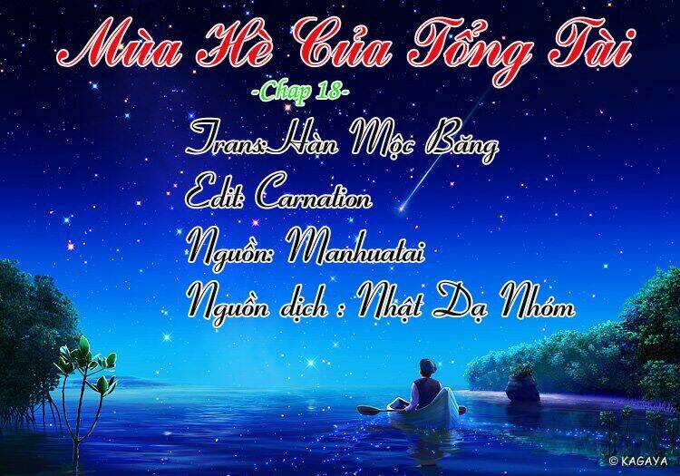 Mùa Hè Của Tổng Tài: Chapter 18