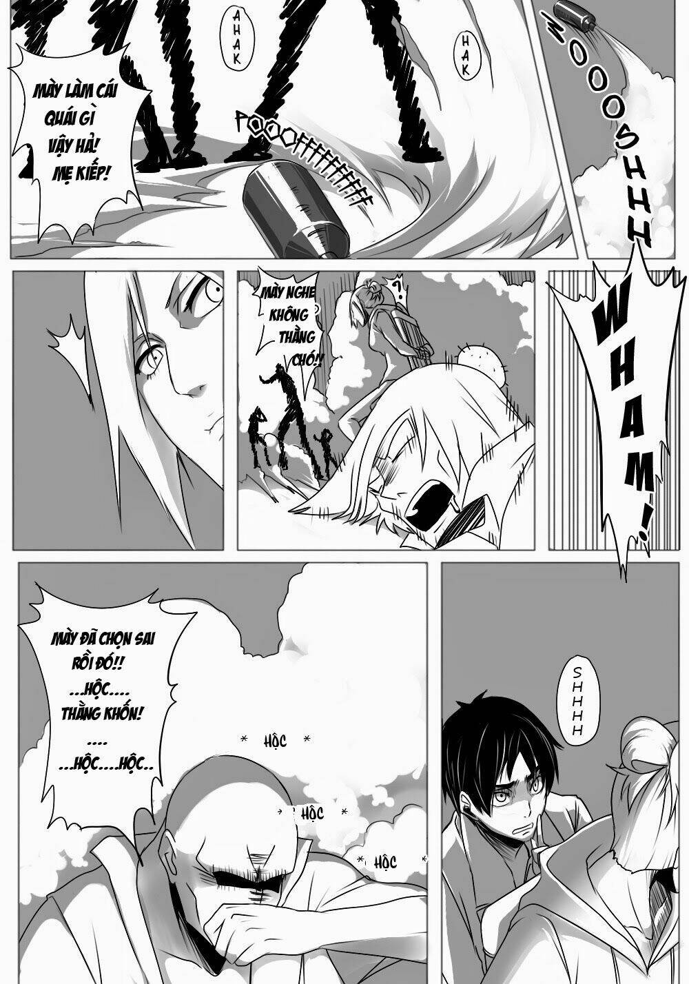 Đại Chiến Titan - Doujinshi Về Cuộc Tình Tay 4: Chapter 3