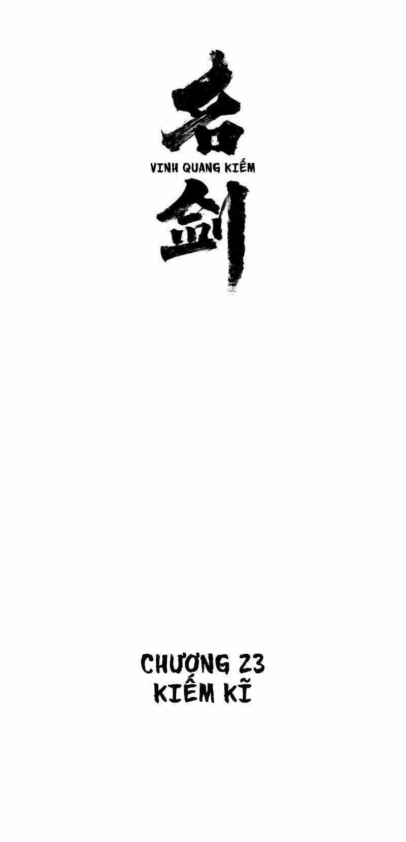 Vinh Quang Kiếm: Chapter 23
