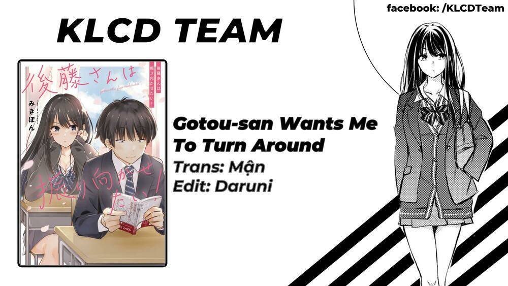 Gotou-San Wa Furimukasetai!: Chapter 8.2