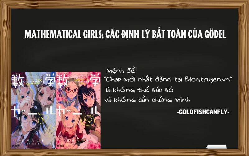 Mathematical Girls: Các Định Lý Bất Toàn Của Gödel: Chapter 1