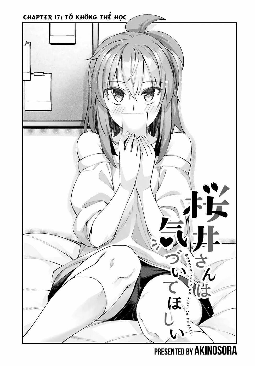 SAKURAI-SAN MUỐN ĐƯỢC ĐỂ Ý: Chapter 17