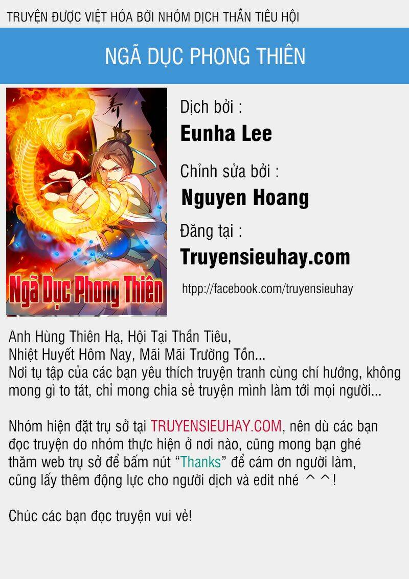Ngã Dục Phong Thiên: Chapter 105