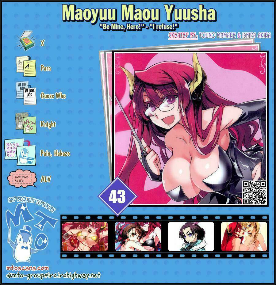 Maoyuu Maoh Yuusha: Chapter 43