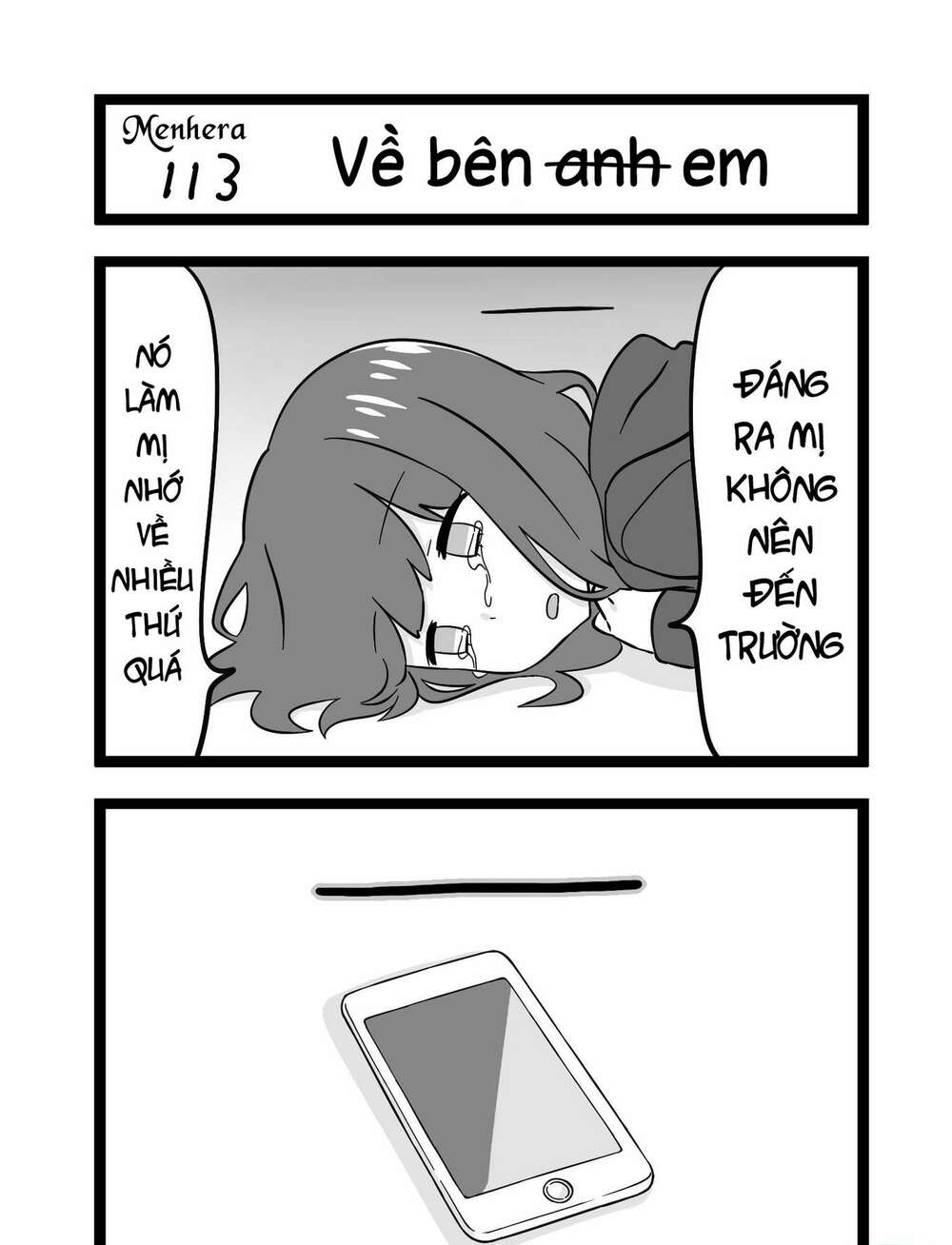 Menhera Shoujo Kurumi-Chan: Chapter 113