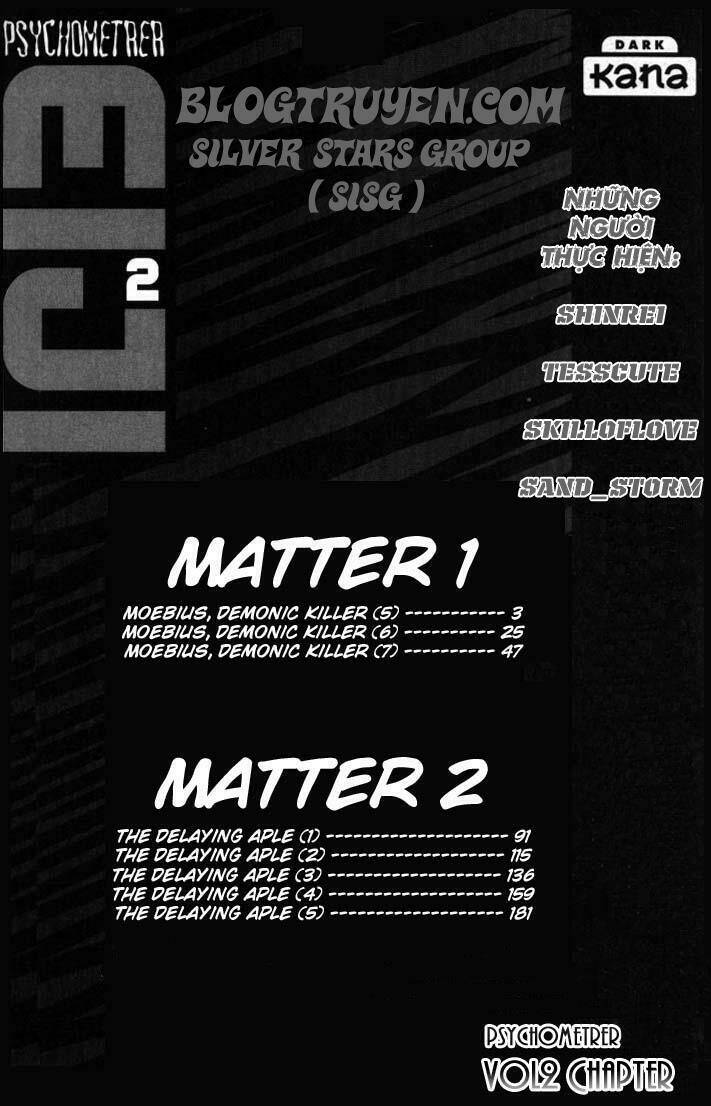 Psychometrer Eiji: Chapter 9