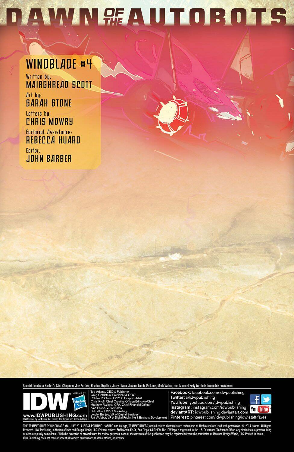 The Transformers: Windblade: Chapter 1.4