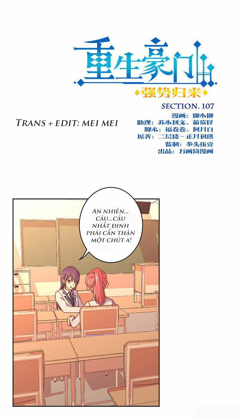 Trọng Sinh Chi Hao Môn Cường Thế Quy Lai: Chapter 107
