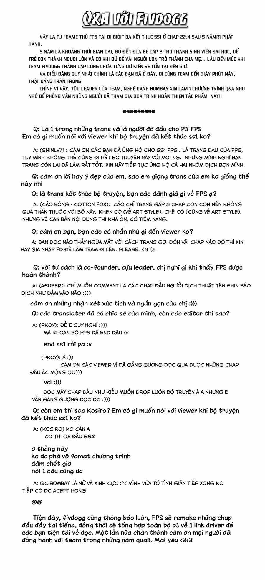 Fps - Trò Chơi Hỗn Loạn: Chapter 22.4