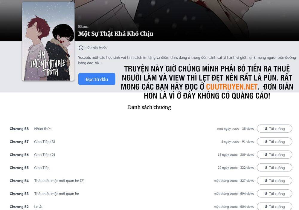 …”Một Sự Thật Khá Khó Chịu.”: Chapter 32