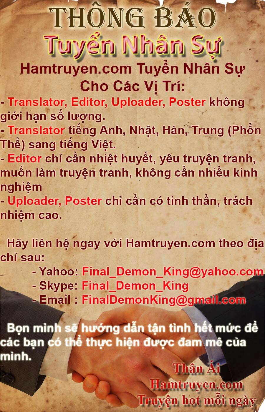 Vô Hạn Khủng Bố: Chapter 1
