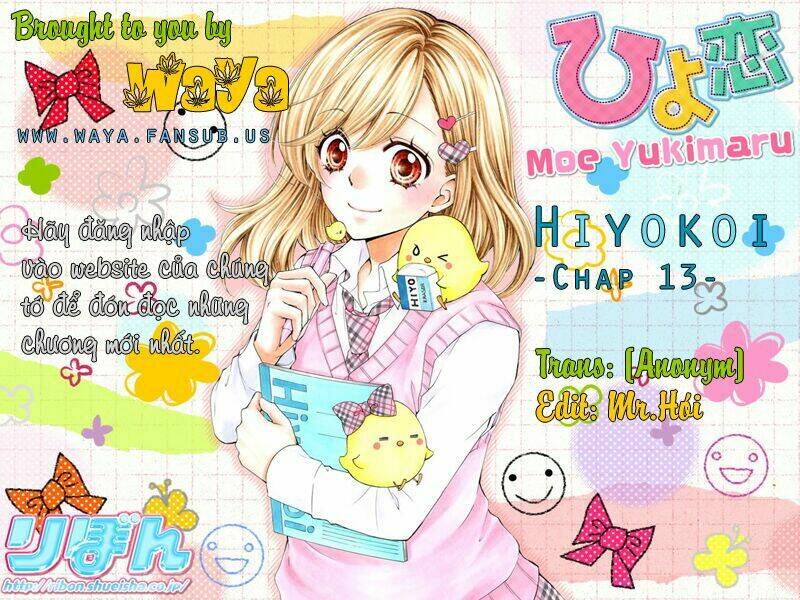 Tình Yêu Của Hiyo: Chapter 13