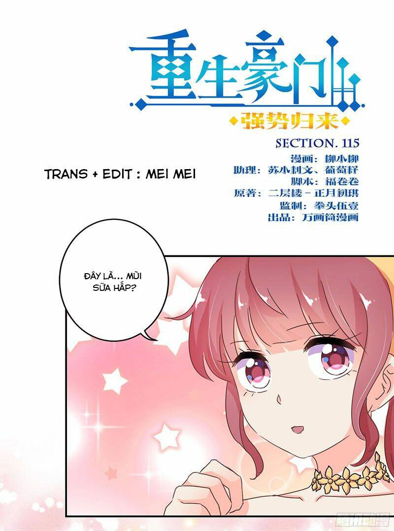 Trọng Sinh Chi Hao Môn Cường Thế Quy Lai: Chapter 115