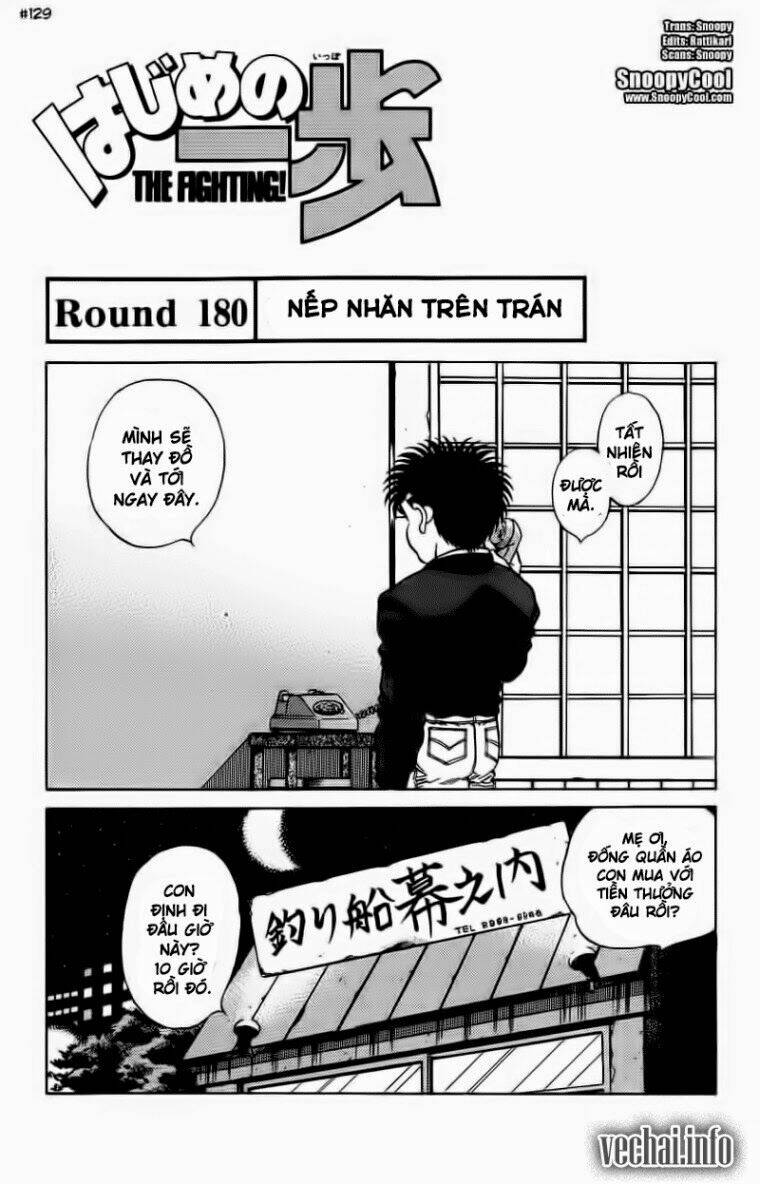 Võ Sĩ Quyền Anh Ippo: Chapter 180